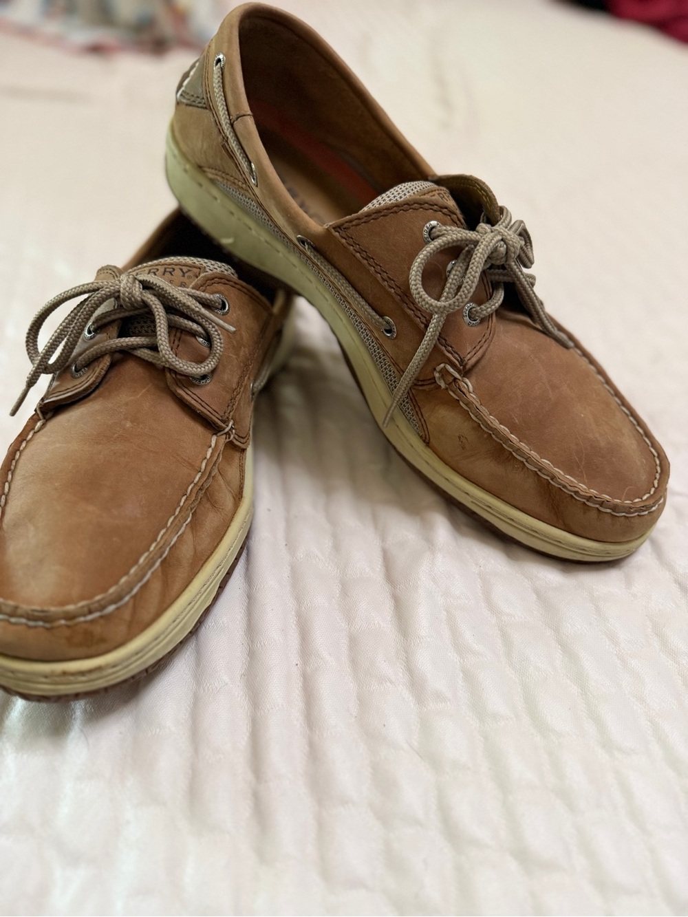 Sperry Brown Leather 2-Eye Boat Shoes